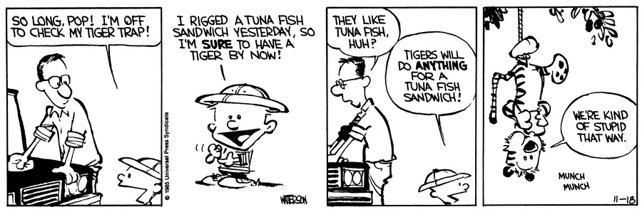 Calvin and Hobbes - November 18, 1985