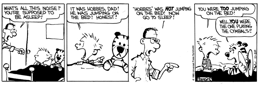 Calvin and Hobbes - November 20, 1985