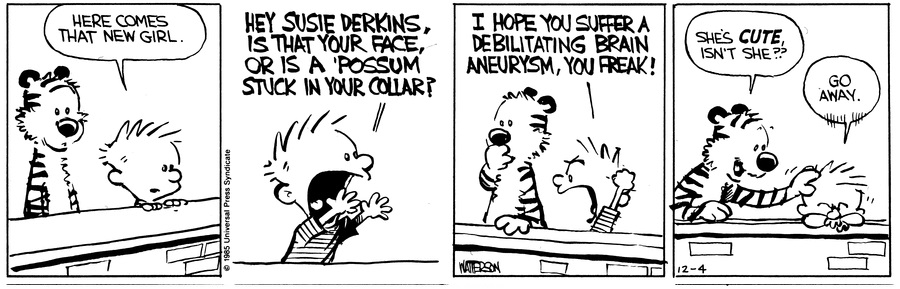 Calvin and Hobbes - December 4, 1985