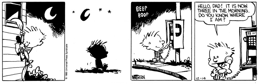 Calvin and Hobbes - December 14, 1985
