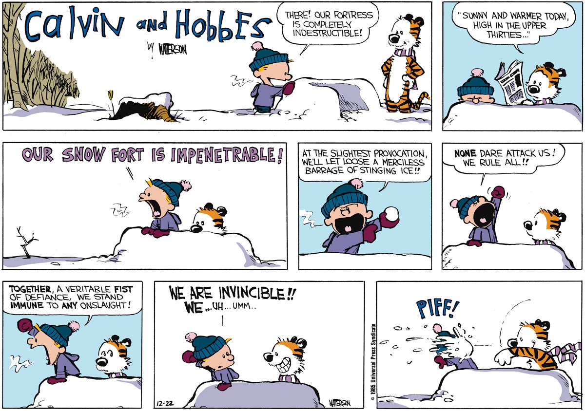 Calvin and Hobbes - December 22, 1985