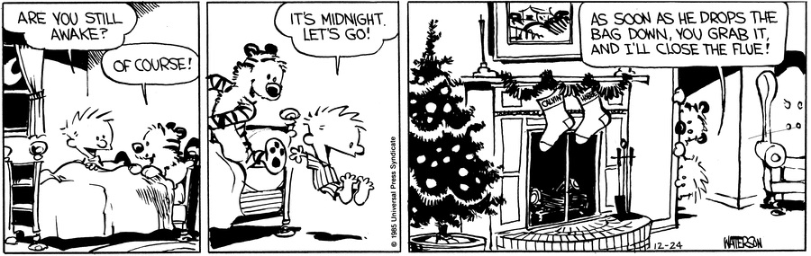 Calvin and Hobbes - December 24, 1985
