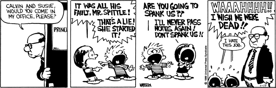 Calvin and Hobbes - January 17, 1986