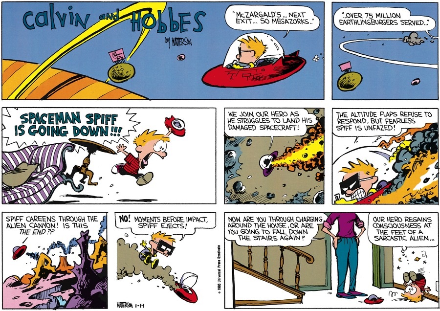 Calvin and Hobbes - January 26, 1986