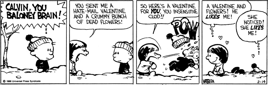 Calvin and Hobbes - February 14, 1986