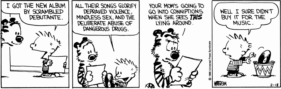 Calvin and Hobbes - February 18, 1986