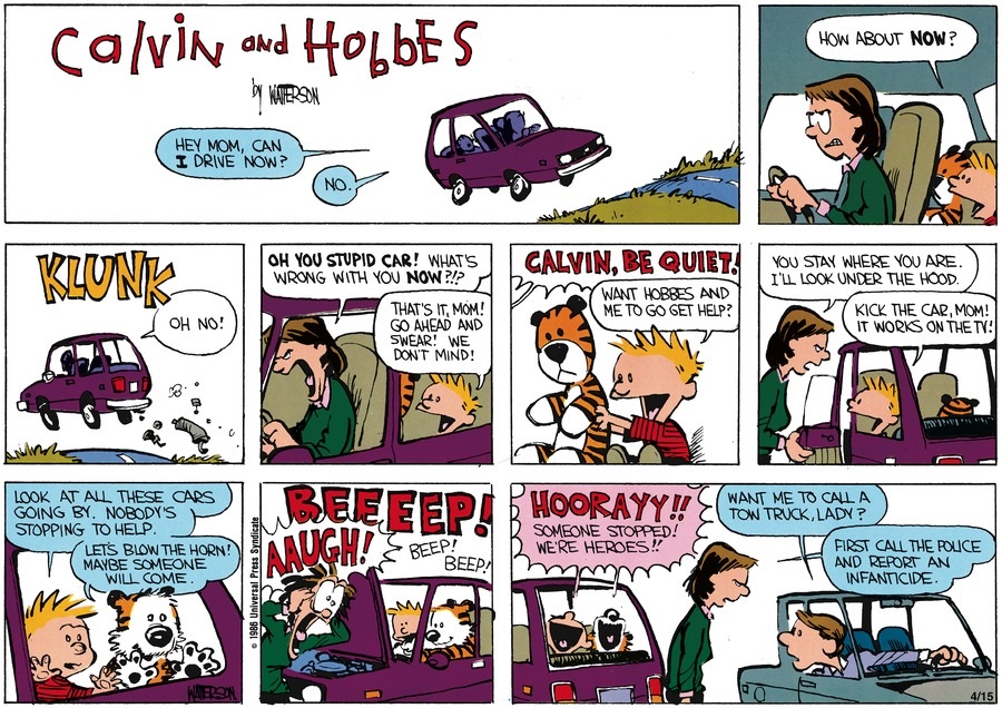 Calvin and Hobbes - February 23, 1986