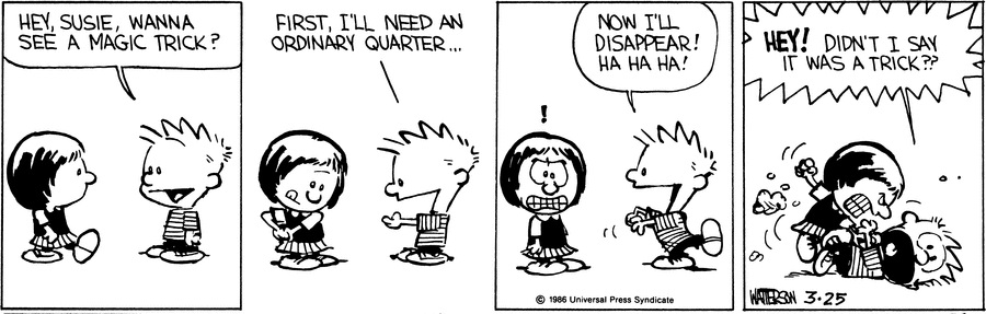 Calvin and Hobbes - March 25, 1986