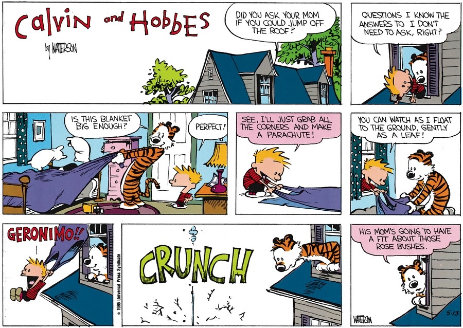 Calvin and Hobbes - March 30, 1986