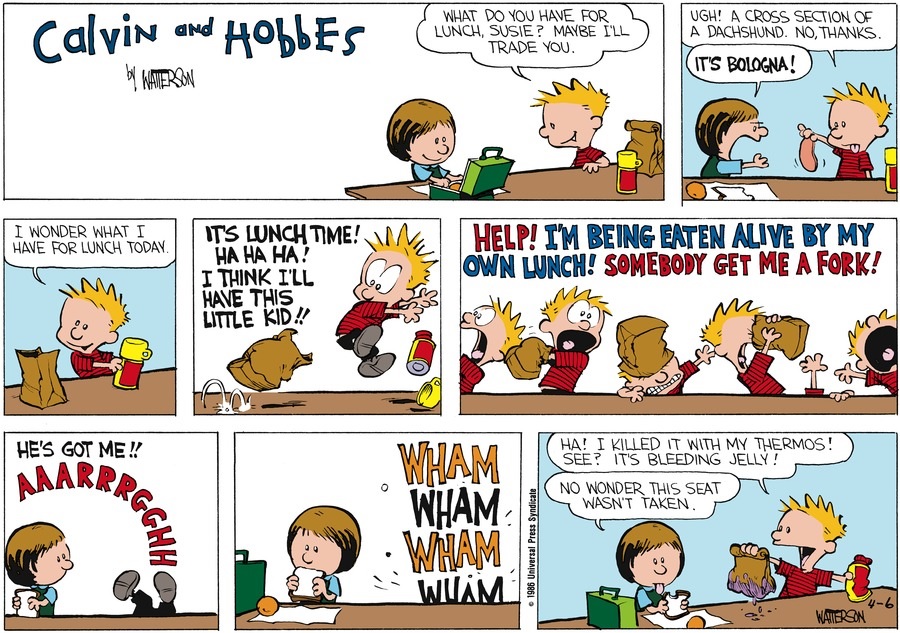 Calvin and Hobbes - April 6, 1986