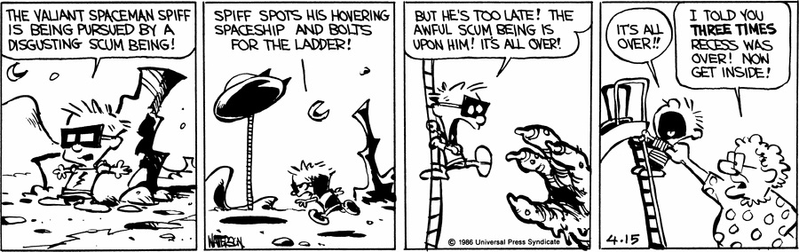 Calvin and Hobbes - April 15, 1986