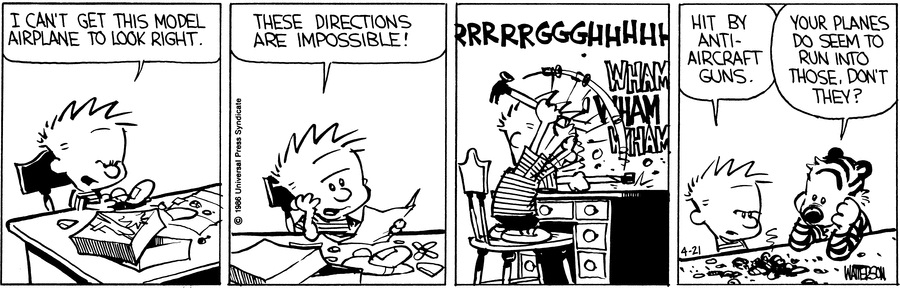 Calvin and Hobbes - April 21, 1986