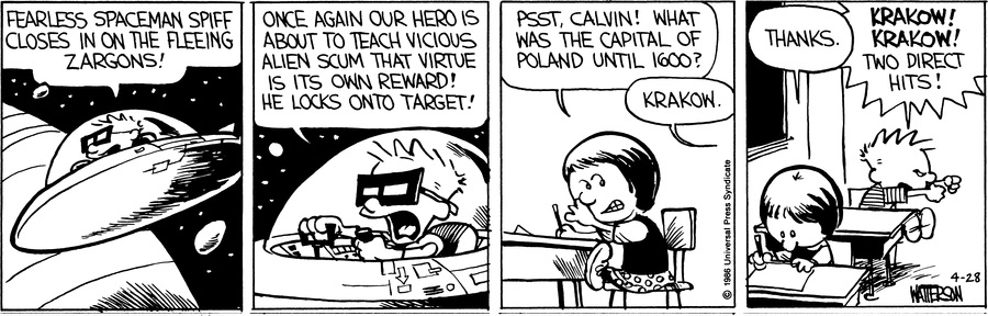 Calvin and Hobbes - April 28, 1986