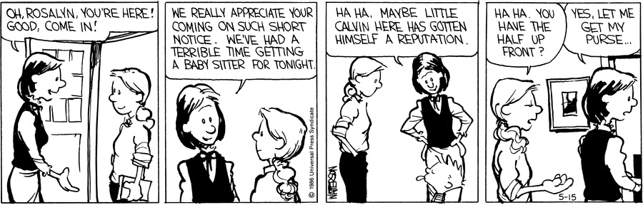 Calvin and Hobbes - May 15, 1986