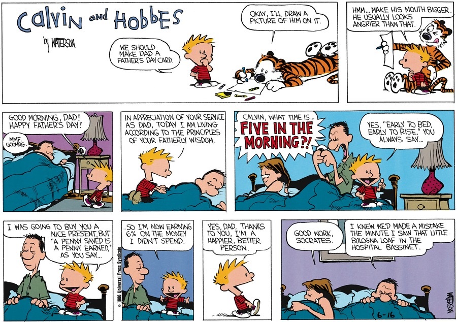 Calvin and Hobbes - June 15, 1986