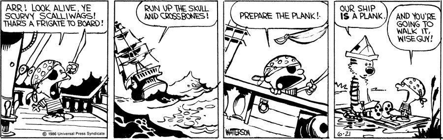 Calvin and Hobbes - June 21, 1986
