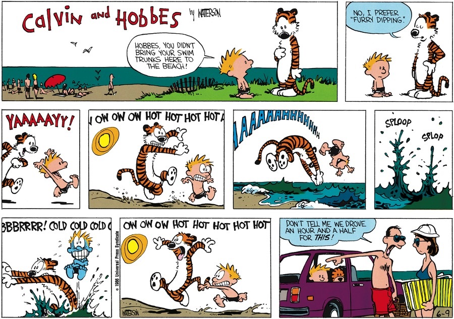 Calvin and Hobbes - July 6, 1986
