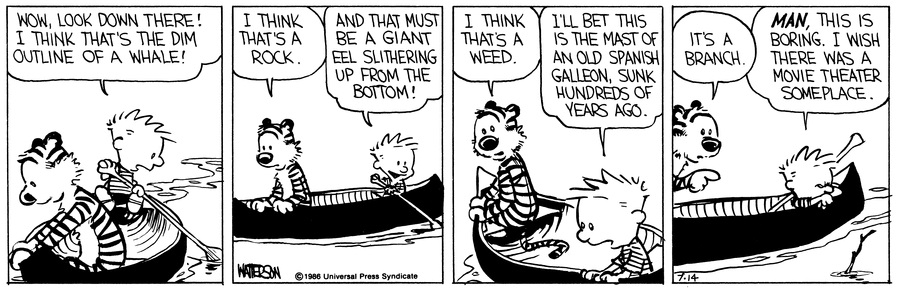 Calvin and Hobbes - July 14, 1986