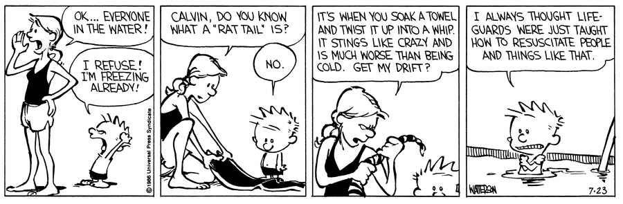 Calvin and Hobbes - July 23, 1986
