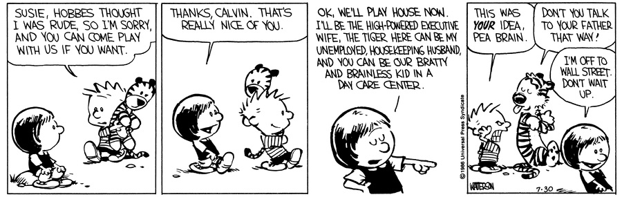 Calvin and Hobbes - July 30, 1986