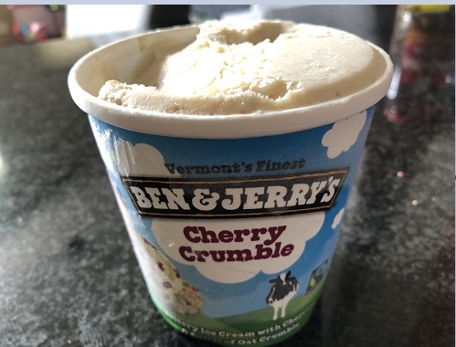 Ben and Jerry's Cherry Crumble