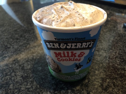 Ben and Jerry's Milk & Cookies