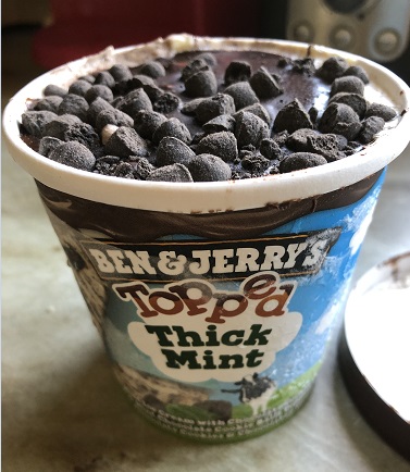 Ben and Jerry's Topped Thick Mints