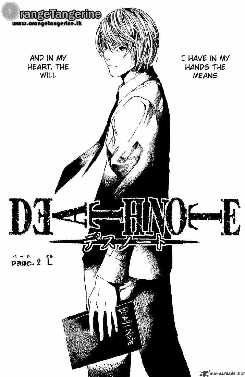 Death Note, Vol. 1, Ch. 2