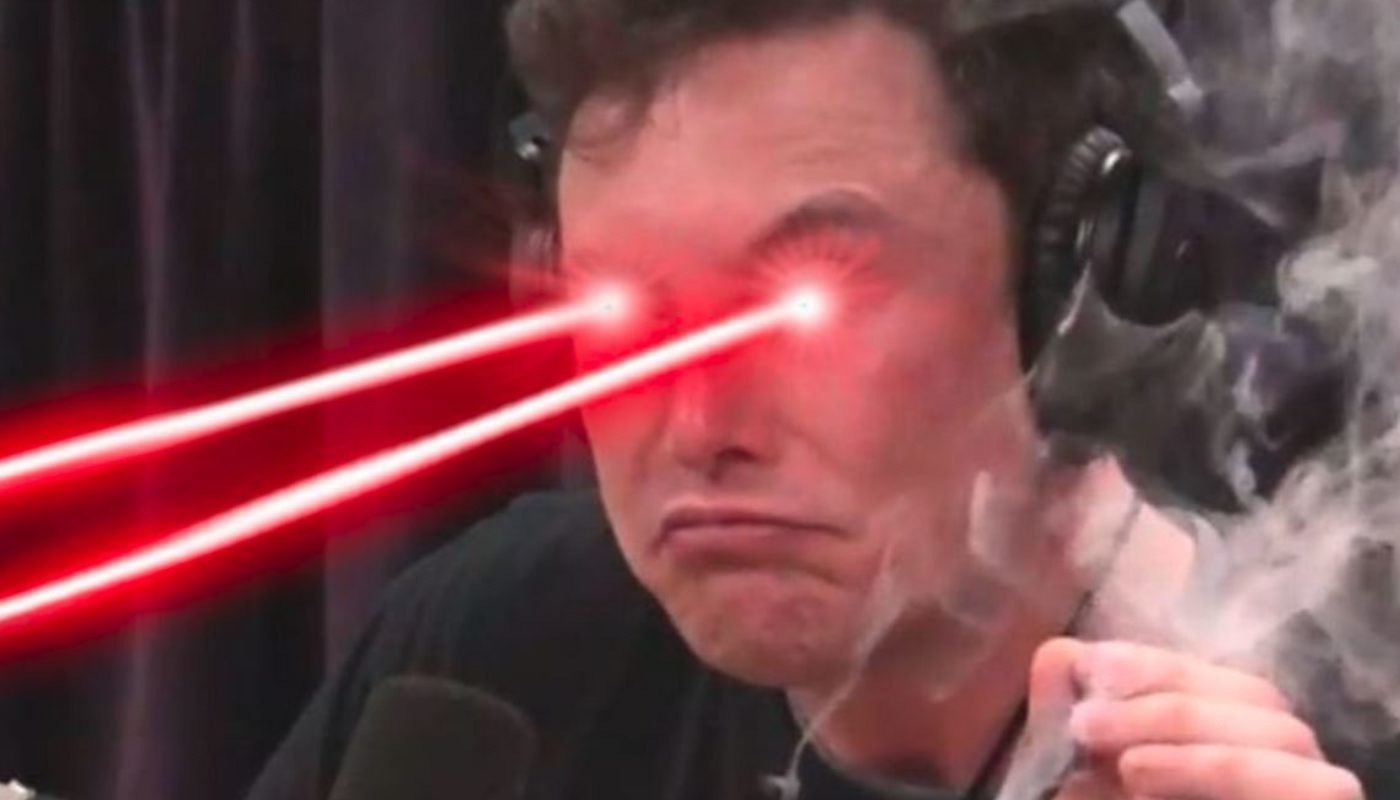 Elon Musk's Laser Eyes