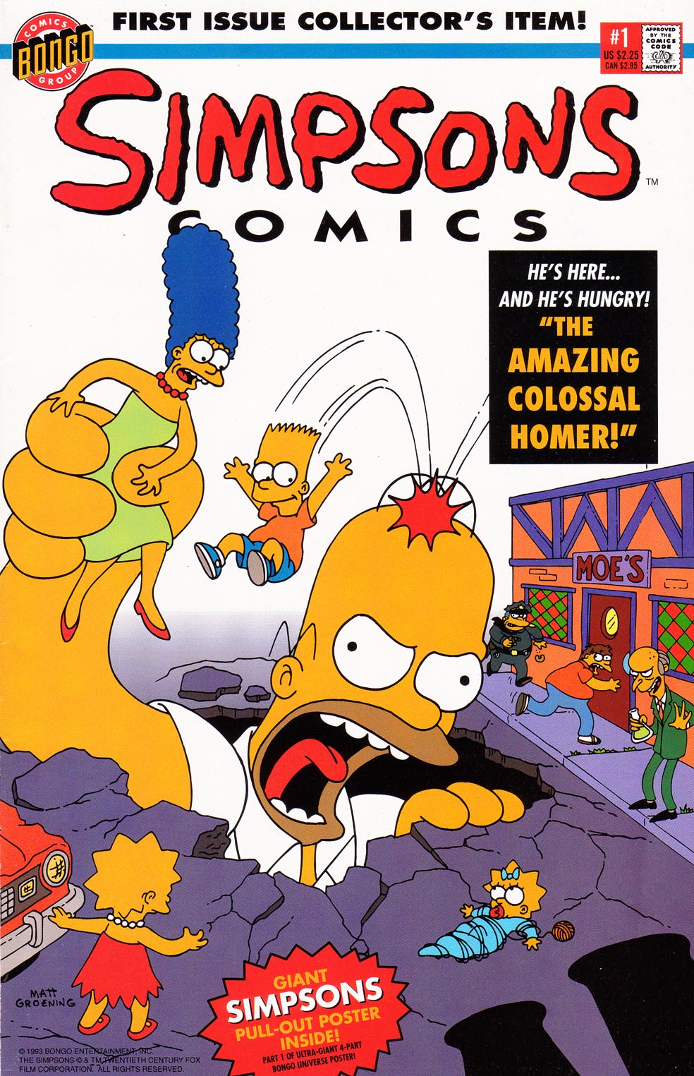 Simpsons Comics, Issue #1