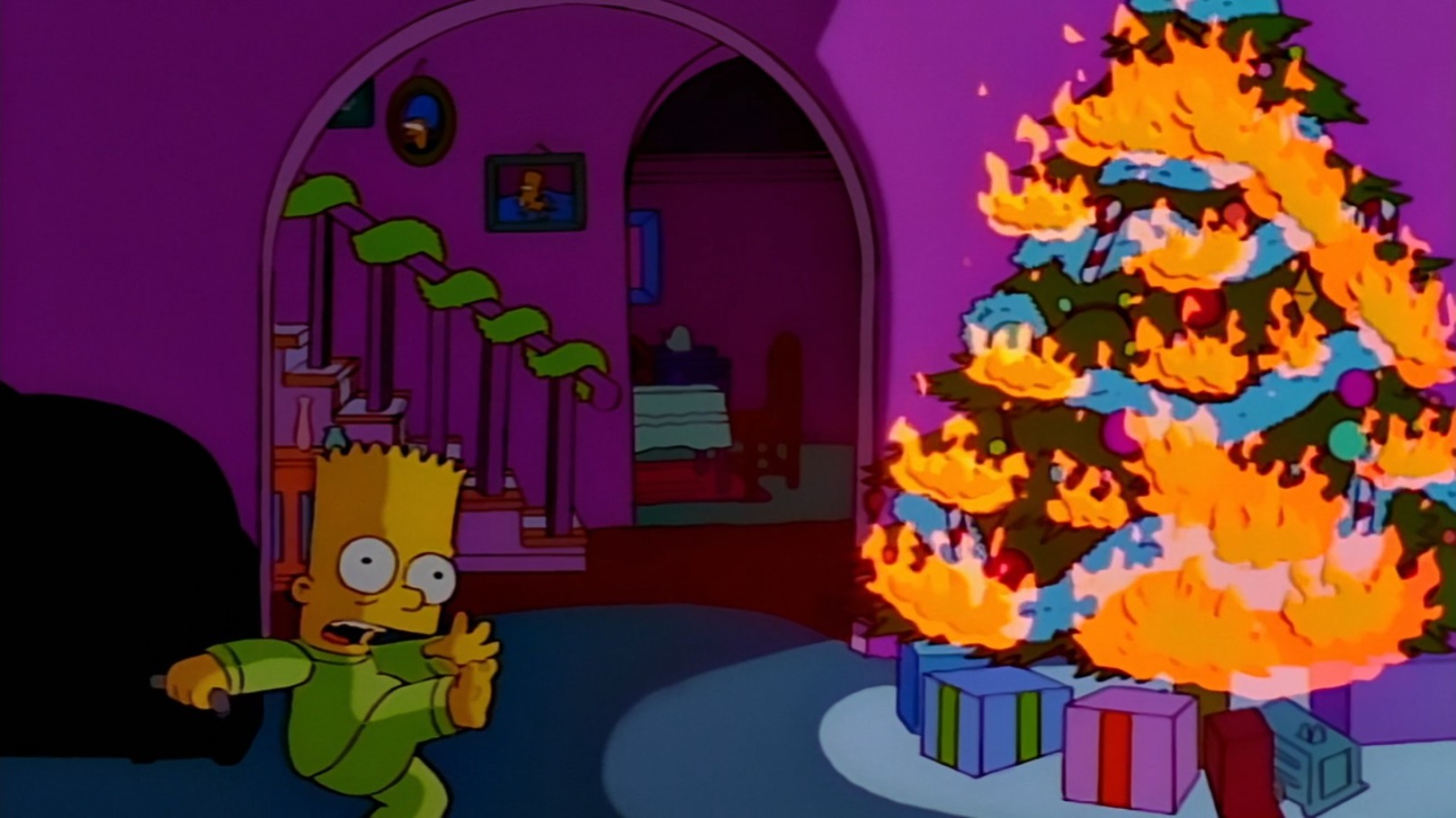 The Simpsons, Season 9, Episode 11 - Miracle on Evergreen Terrace